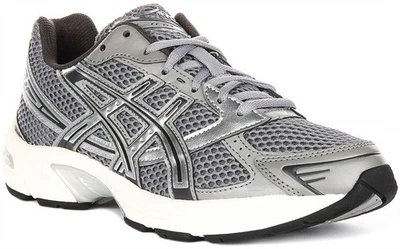 Asics GEL-1130 Refresh Icona Gel Cuscino Uomo Ginnastica Grigio Argento UK 4 - 7 - Immagine 1 di 4