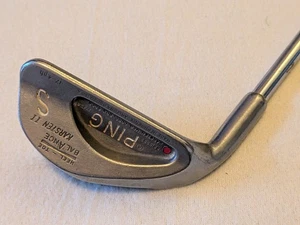 PING Eye 2 Red Dot Sand Wedge Steel Shaft Ping Grip Left Handed Used Golf Club - Picture 1 of 13