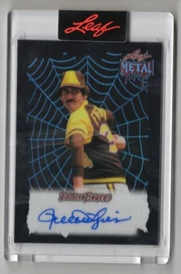2025 Hoja Metal Halloween Rollie Fingers Telaraña Negro Autógrafo 3/3 - Imagen 1 de 1