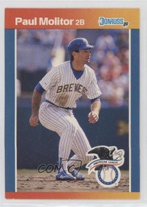 1989 Donruss All-Stars Paul Molitor #3 HOF