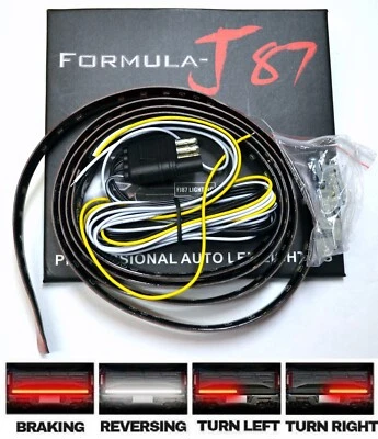 LED Strip 5ft Red 1 Row Tailgate Light R Truck Turn Signal Bed Brake Stop Backup - Image 1 of 4