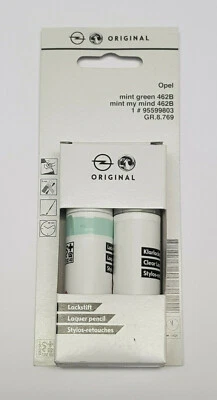(787,50€/1L) Opel Lackstift Mint Grün 30Z 462B Pinsel mint my mind 95599803 - Bild 1 von 4