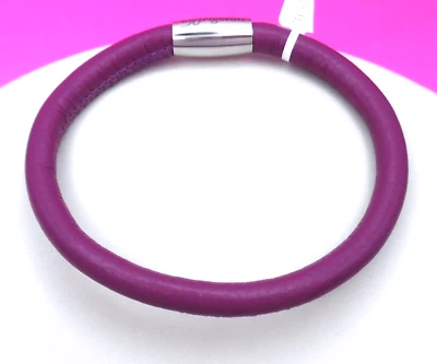 Pulsera Brighton Woodstock ciruela púrpura pequeña etiqueta cortada $42 joyería Foto 1 de 2