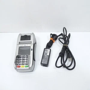 First Data FD130 Kreditkartenterminal mit Stromkabel - Bild 1 von 5