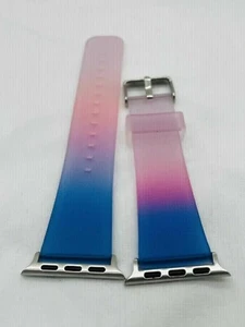 Apple Watch pasek 38/40mm nowy niebiesko-różowy - Zdjęcie 1 z 2