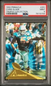 1994 PINNACLE TROPHY SAMMLUNG #251 CHRIS SLADE PSA 9 NEUWERTIG NEU ENGLAND PATRIOTS - Bild 1 von 2