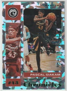 Panini Chronicles #17 Pascal Siakam 2020-21 hielo agrietado verde - Imagen 1 de 2