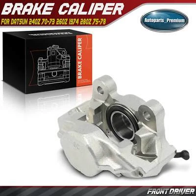 Pinza de freno delantera izquierda lateral izquierda para Datsun 240Z 70-73 260Z 1974 280Z 1975-1978 Foto 1 de 4