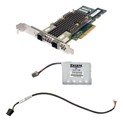 Lenovo LSI 01KN510 SAS9480-8E Dual-Port SFF-8644 MiniSAS HD PCIex8 RAID Contr FP - Immagine 1 di 4