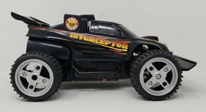 Vintage NIKKO INTERCEPTOR RC Race Car 4.8 Volt Black Flames No Remote - Picture 1 of 18
