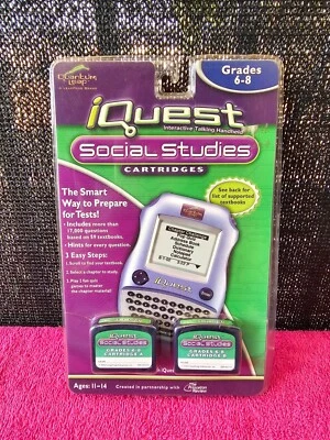 Leapfrog Quantum Leap IQuest Social Studies 2 Cartridge Package Grades 6-8 - Image 1 of 4