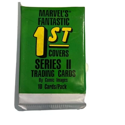 (1) Sealed Pack 1991 Comic Images Marvel Fantastic 1st Covers Series II (10)card - Image 1 of 4