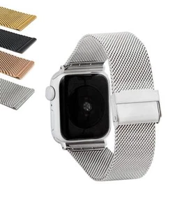 Mesh Strap for Apple Watch Mesh Band Series 9 8 7 6 5 Ultra 38 41 42 44 45 49 - Picture 1 of 52