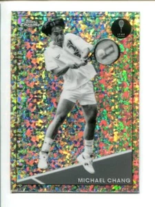 2021 Topps Chrome Black & White Mini-Diamond Refractor #12 Michael Chang 🎾 - Picture 1 of 1