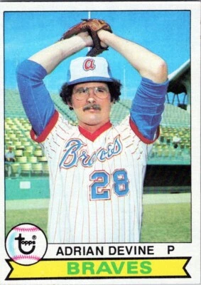 1979 Topps #257 Adrian Devine Atlanta Braves EX - Image 1 of 2