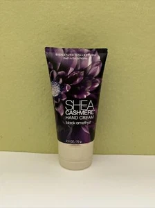 (1) Bath & Body Works BLACK AMETHYST Shea Cashmere Hand Cream 2.5oz NEW - Picture 1 of 2