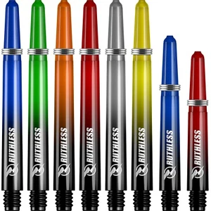3 SETS Ruthless Dart Shafts + Springs Deflectagrip, Multiple Colours & Sizes - Picture 1 of 22