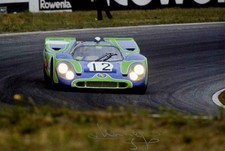 Gijs van Lennep Porsche 917 Hockenheim Interserie 1970 Signed Photograph