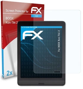 atFoliX 2x Screen Protector for Onyx Boox Kon-Tiki 2 clear - Photo 1/8