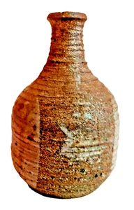 Vtg MCM Studio Art Pottery Glazed Vase Hand Turned Boho 5" - Picture 1 of 8