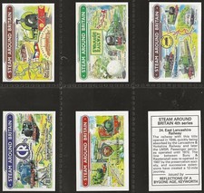 REFLECTIONS OF A BYGONE AGE-FULL SET- STEAM AROUND BRITAIN 1994 (4TH M6 CARDS)