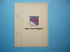 1971/72 TORONTO SUN NHL ACTION HOCKEY PHOTO NEW YORK RANGERS TEAM LOGO SHARP!!