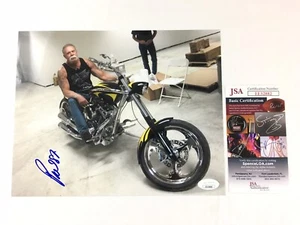 Foto firmada por Paul Teutel Sr 8x10 certificado de autenticidad JSA American Choppers - Imagen 1 de 1