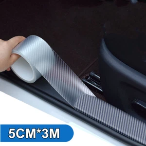 Car Door Sill Plate Scuff Cover Anti-scratch Clear Sticker Protector Accessories - Bild 1 von 9