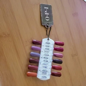 OPI Nail Polish Color Swatch Display With 12 Shades - Picture 1 of 1
