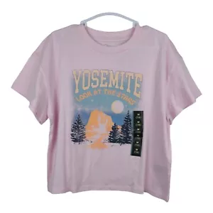 Art Class T-Shirt Girl's Size M (7/8) Yosemite National Park Look At The Stars - Picture 1 of 7