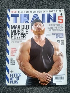 Train Bodybuilding Magazine Flex Lewis Cover July 2018 UK Edition - Picture 1 of 2