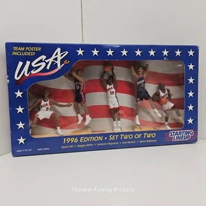 USA 1996 Olympic Basketball Starting Lineup Set Two of Two (Official Product) - Picture 1 of 16
