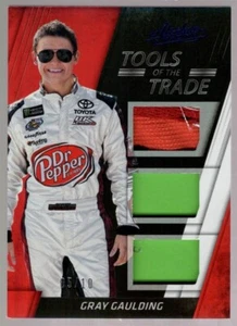 GRAY GAULDING 5/10 RACE USED FIRESUIT SHEET METAL TRIPLE PATCH SP 2017 ABSOLUTE - Picture 1 of 1