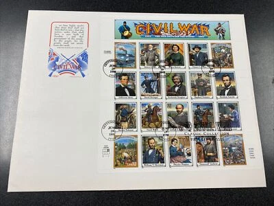 FDC 2975 Civil War Sheet On ArtMaster Cover  - Image 1 of 4