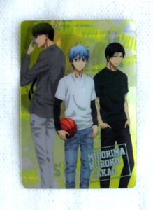 The Basketball which Kuroko Plays plastic card Tetsuya Midorima Takao 18