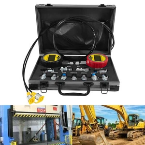 Kit de prueba de presión hidráulica digital 70M calibre 2 11 acoplamiento 2 manguera para excavadora - Imagen 1 de 12
