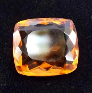 93.15 Ct Certified Natural Cushion Cut Brazilian Yellow Citrine Loose Gemstone - Picture 1 of 4