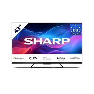 43 Zoll Fernseher 4K UHD QLED Google TV, 144Hz, Dolby Vision IQ -SHARP 43GR8265E - Bild 1 von 12