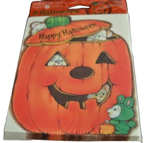 Tarjetas de felicitación de Halloween LINDAS MICE Jack-O-Lantern RATÓN NUEVO EN PAQUETE CALABAZA 8 De colección - Imagen 1 de 2