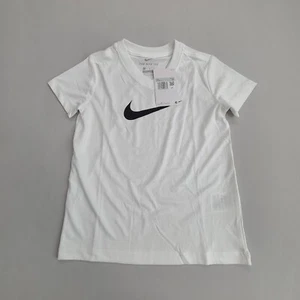 Nike Shirt Girls Extra Small White Dri-Fit Legend Casual Comfort Youth Kids - Picture 1 of 9