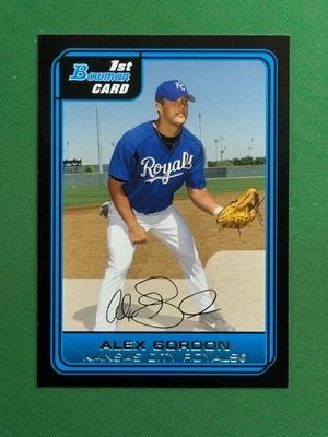2006 Bowman Baseball 1st Bowman Prospects #B1 Alex Gordon - Image 1 of 2
