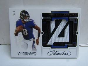 Botines Panini Flawless Lamar Jackson 2021 impecable reliquia 1/5 cuervos - Imagen 1 de 2
