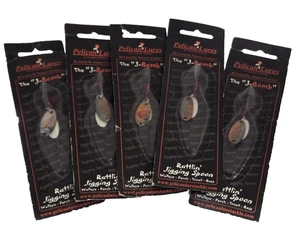 4 Pelikan Eisring Löffel - 3 Cysco 1 Schatten 1/10 Unzen Crappie Zander - Bild 1 von 2