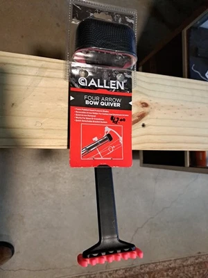 ALLEN 709 FOUR ARROW BOW QUIVER WITH PADDED HOOD PINK, GIRLS/WOMENS HUNTING, NEW - Image 1 of 2