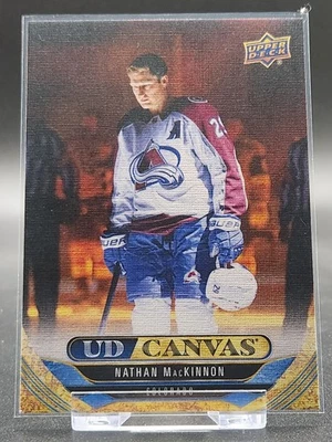 2024-25 Upper Deck Canvas Nathan MacKinnon #C279 Insert Colorado Avalanche - Image 1 of 2