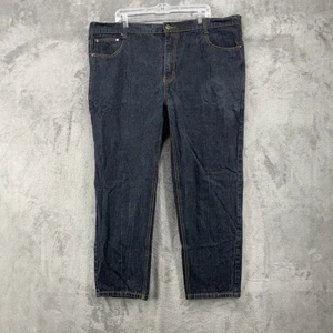 Vintage Old Skool Jeans Herren 44 Blau Straight High Rise Hip Hop Streetwear LESEN - Bild 1 von 19