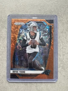 Bryce Young Carolina Panthers - Panini Prizm Orange Disco NFL Football 2024 - Bild 1 von 2