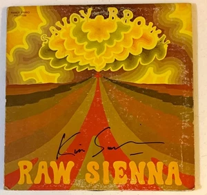 SAVOY BROWN Autograph Signed "Raw Sienna" Album Record LP Kim Simmonds Beckett - Picture 1 of 2