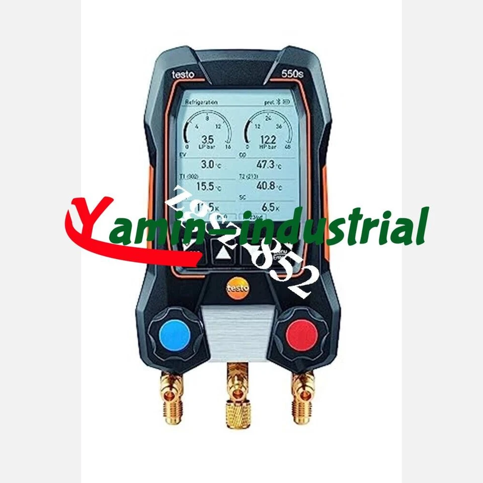 Juego de termometos abrazadera de tubo Testo 550s calibre colector de CA 2x 115i nuevo FedEx o DHL Foto 1 de 4