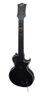 Guitar Hero 3 PS3 Les Paul Controller Black Red Octane Tested Working - Picture 1 of 10